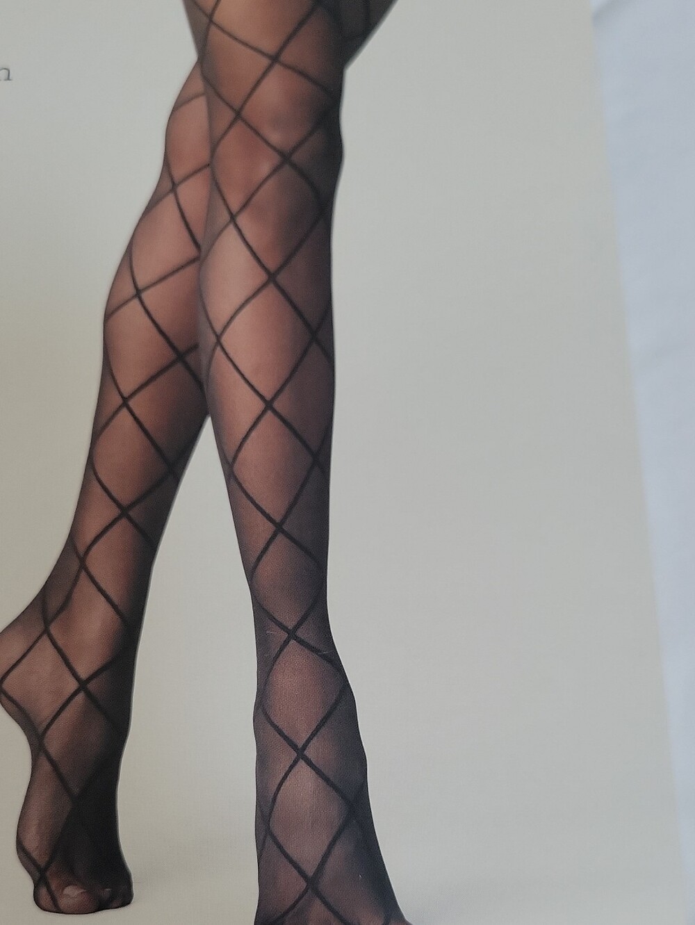 a new day Black Diamond Lattice Sheer Tights